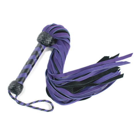 Suede Flogger – Purple and Black