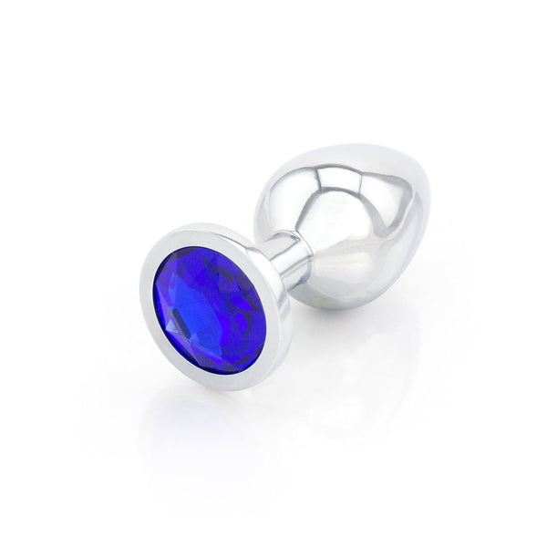 rhinestone anal plug Silver Rainbow Crystal Rhinestone Butt Plug – Restrained Grace