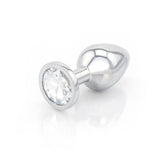 Classic Jeweled Chrome Butt Plugs