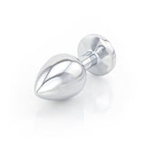 Classic Jeweled Chrome Butt Plugs