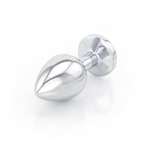 Classic Jeweled Chrome Butt Plugs