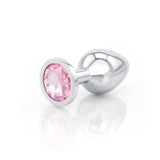 Classic Jeweled Chrome Butt Plugs
