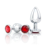 Classic Jeweled Chrome Butt Plugs