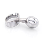 Bejeweled Butt Plug with Handle - Stainless Steel