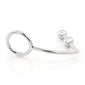 Stainless Steel Butt Plug, Anal Hitch and Cock Ring, Penis Ring, Anal Plug, Butt Plug, Dual Ball, BDSM