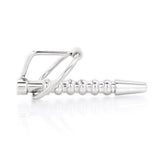 Ribbed Urethral Penis Plug with Glans Ring