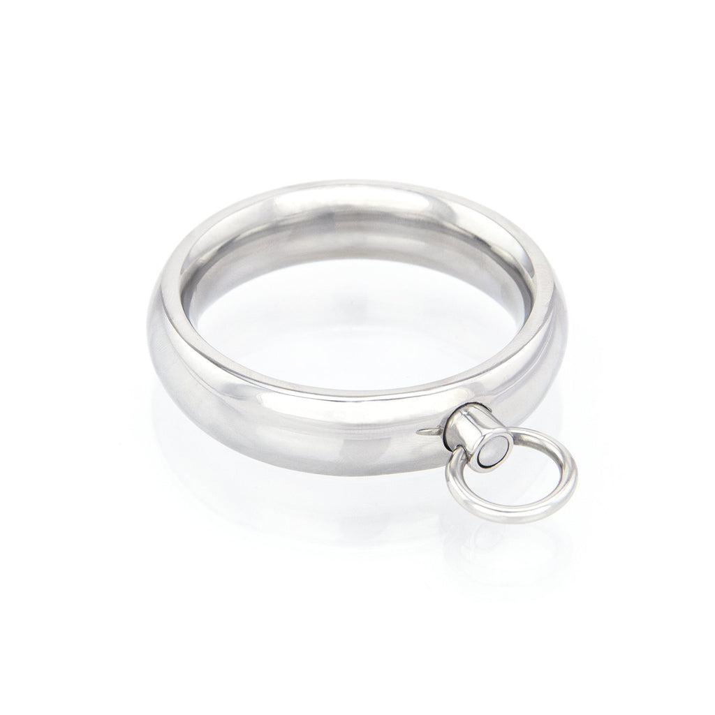 Stainless Steel Donut Cock Ring with O-Ring
