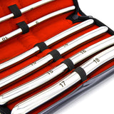 Stainless Steel Hegar 8 inch Urethral Sounds Dilator Set