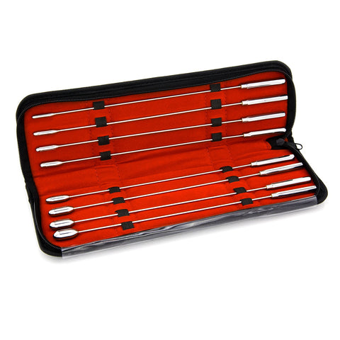 Stainless Steel Rosebud Urethral Sounds Dilator Set