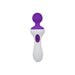 Manalisa Silicone Rechargeable Vibrator Wand Massager Purple