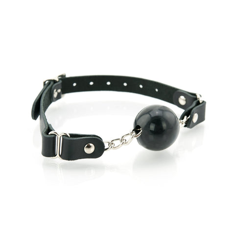 Silicone Ball Gag - Black