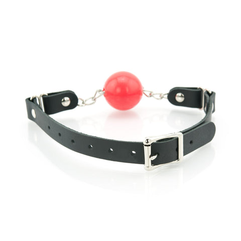 Silicone Ball Gag - Red