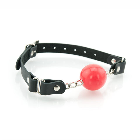 Silicone Ball Gag - Red