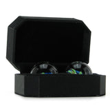 CyberGlass Ben Wa Glass Balls, Blue Blossom
