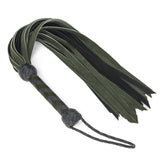 Suede Flogger – Green and Black
