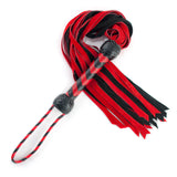 Suede Flogger – Red and Black