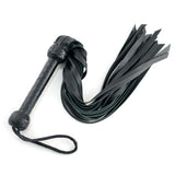 Buffalo Leather BDSM Flogger - Black