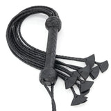 Cat O Nine Tails, Leather Flogger – Black