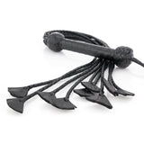 Cat O Nine Tails, Leather Flogger – Black