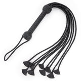 Cat O Nine Tails, Leather Flogger – Black