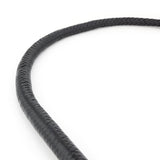 Single Tail Leather Whip – Black