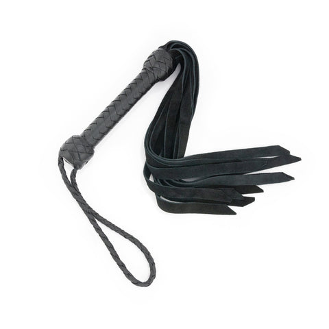 Mini Flogger - Black Suede