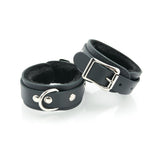 Leather Mini Cuffs, Faux Fur Lining