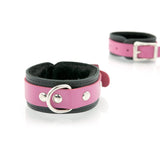Leather Mini Cuffs, Faux Fur Lining