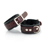 Leather Mini Cuffs, Faux Fur Lining