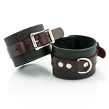 Leather Cuffs, Faux Fur Lining