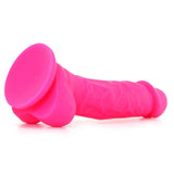 Silicone Pleasure Colours Dildo, Pink