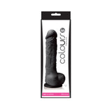 Silicone Pleasure Colours Dildo - Black
