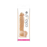 Silicone Pleasure Colours Dildo, Nude