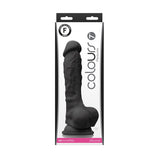 Silicone Pleasure Colours Dildo - Black