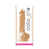 Silicone Pleasure Colours Dildo, Nude