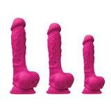 Silicone Pleasure Colours Dildo, Pink