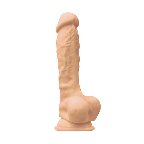 Silicone Pleasure Colours Dildo, Nude