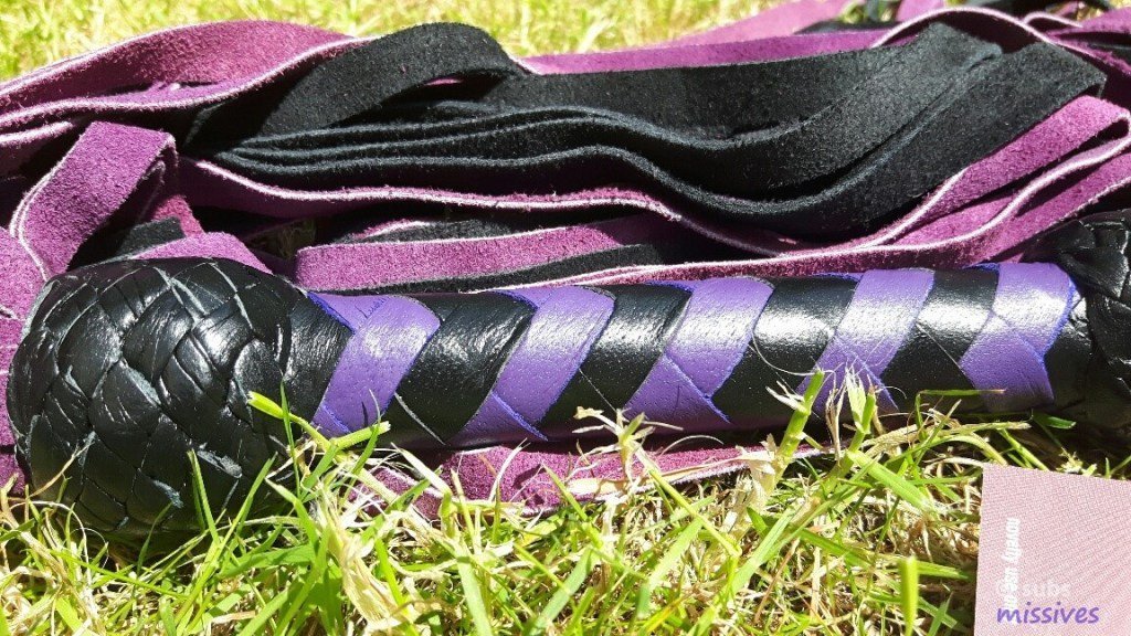 Purple Suede Flogger Review by Subsmissives