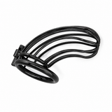 Bird Cage, Male Chastity Cage Device - Black