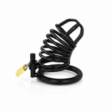 Jailhouse Spiral, Male Chastity Device - Black