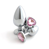 Jeweled Heart Butt Plug