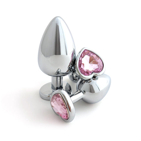 Jeweled Heart Butt Plug