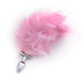 LED Butt Plug with Pink Tail
