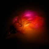 LED Butt Plug with Pink Tail