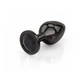 Classic Jeweled Black Butt Plugs