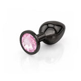 Classic Jeweled Black Butt Plugs