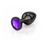 Classic Jeweled Black Butt Plugs