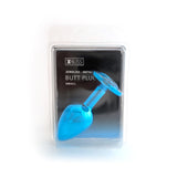 Classic Jeweled Blue Anodized Butt Plugs