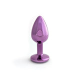 Classic Jeweled Purple Anodized Butt Plugs