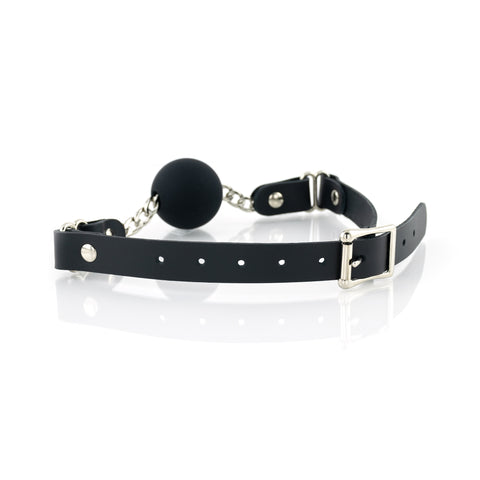 Silicone Ball Gag - Black